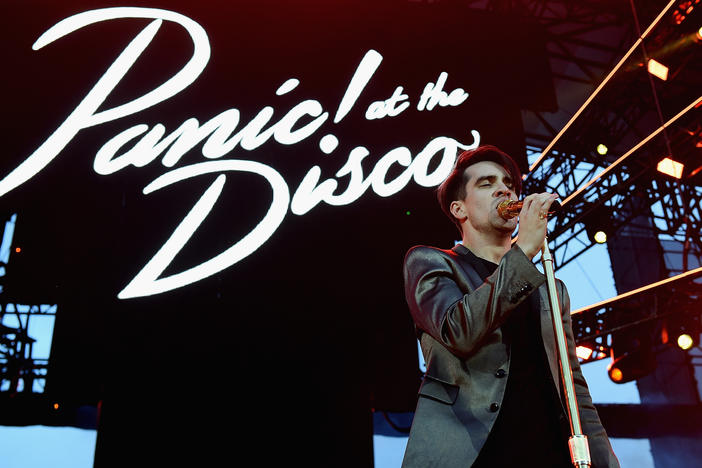 Panic! at the Disco performs onstage at Irvine Meadows Amphitheatre on May 14, 2016, in Irvine, Calif. The group is ending its nearly two-decade run, frontman Brendon Urie announced Tuesday.