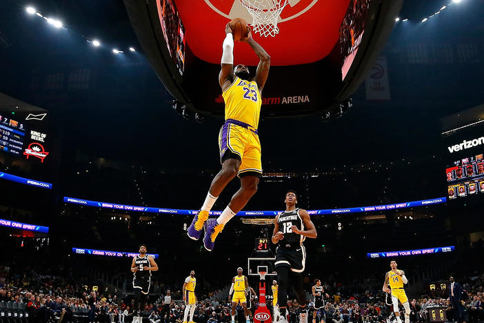 LeBron James is on the cusp of overtaking Kareem Abdul-Jabbar's record for most points scored.
