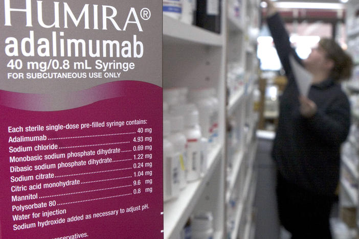 Humira, the injectable biologic treatment for rheumatoid arthritis, now faces its first competition from one of several copycat "biosimilar" drugs expected to come to market this year. Some patients spend $70,000 a year on Humira.