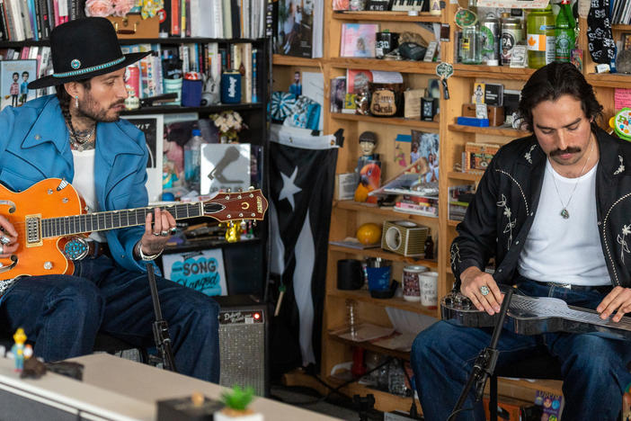 Hermanos Gutiérrez perform a Tiny Desk concert.