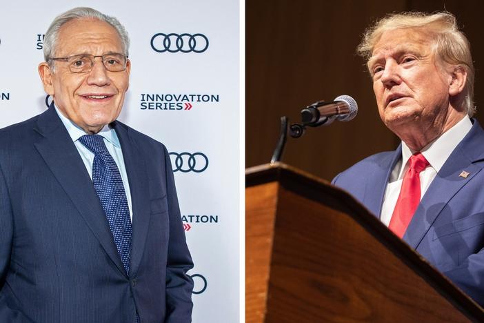 Former President Donald Trump is suing <em>Washington Post</em> journalist Bob Woodward over Woodward's latest book, <em>T</em><em>he Trump Tapes</em>.