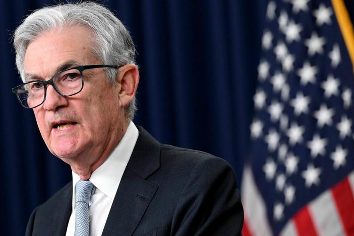 Federal Reserve Chair Jerome Powell speaks during a news conference after the Fed's meeting on Nov. 2, 2022, in Washington, D.C. The Fed raised interest rates by a quarter percentage point on Wednesday, its smallest increase in 11 months.