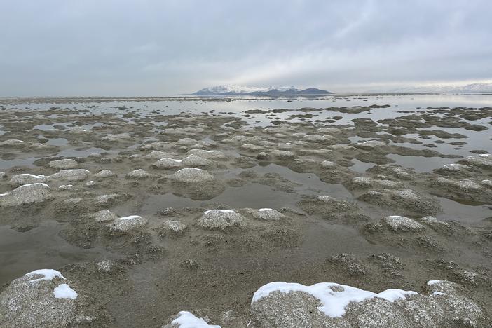 The Great Salt Lake is roughly 8-9 feet lower than it should be. A snowy winter recently has helped lake levels some.