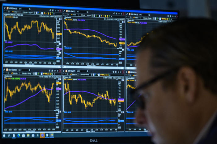 Traders work on the floor of the New York Stock Exchange in New York City on Jan. 18, 2023. Stocks have rallied this year on hopes about the economy, but some fear that optimism is misplaced.