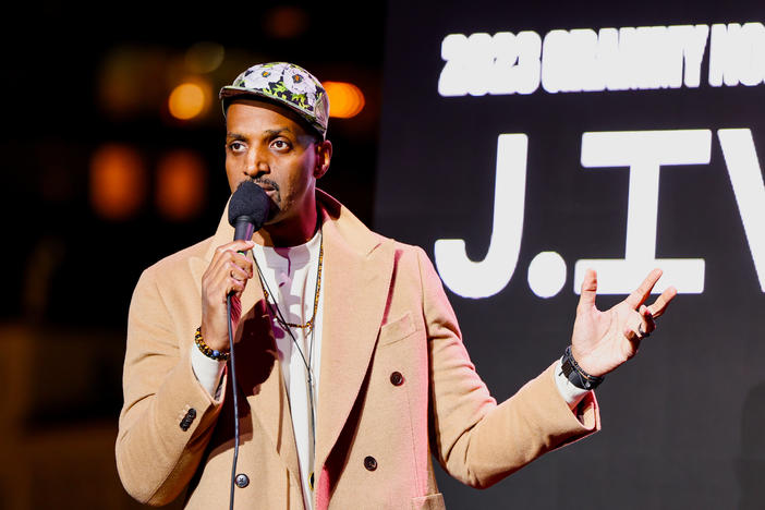 J. Ivy, onstage during at the Grammy Museum on Dec. 11, 2022 in LA.