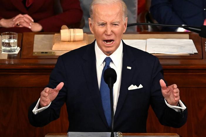 President Biden delivers the 2023 State of the Union address.