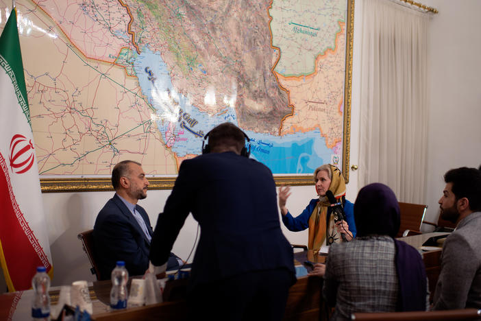 NPR's Mary Louise Kelly interviews the Foreign Minister of Iran, Hossein Amir Abdollahian, in Tehran.