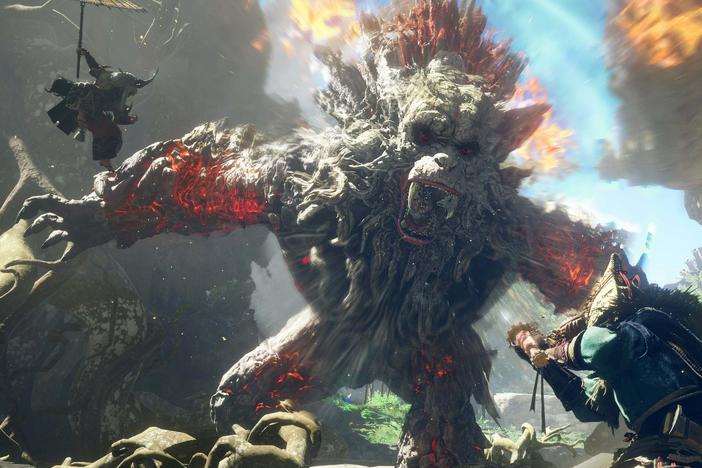 Use ridiculously huge weapons to hunt even more fantastically scaled monsters in <em>Wild Hearts</em>.