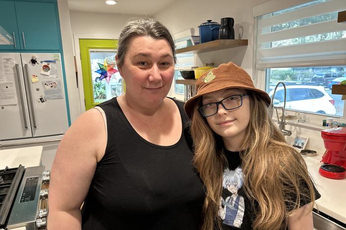 Virginia Hamner and her daughter Liz Bostock, at home in Gainesville, Fla.