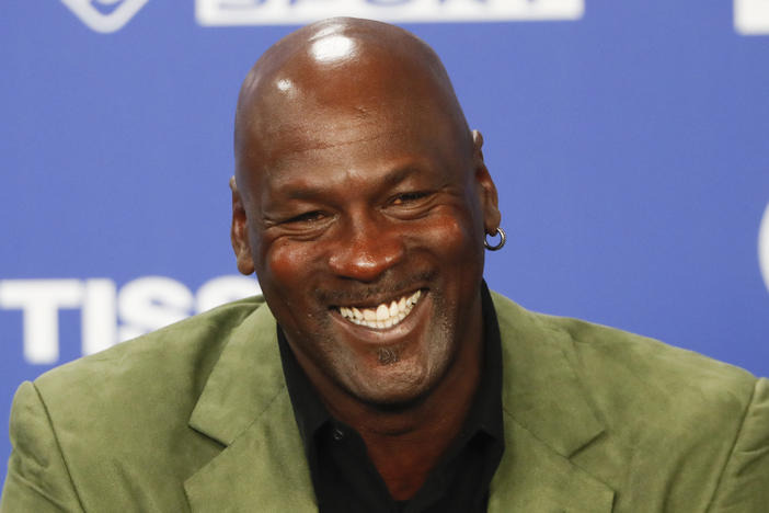 Michael Jordan (pictured in January 2020) is celebrating his 60th birthday on Friday by making a $10 million donation to Make-A-Wish America.