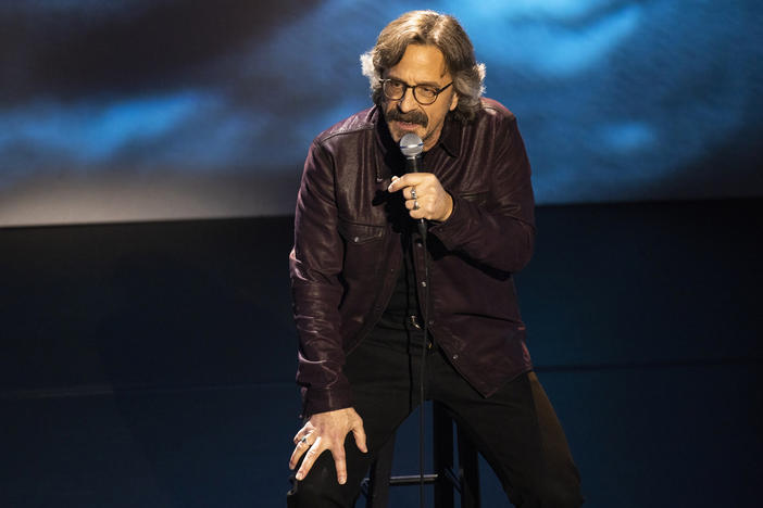 Marc Maron tackles an array of serious subjects in his latest comedy special,<em> From Bleak to Dark.</em>