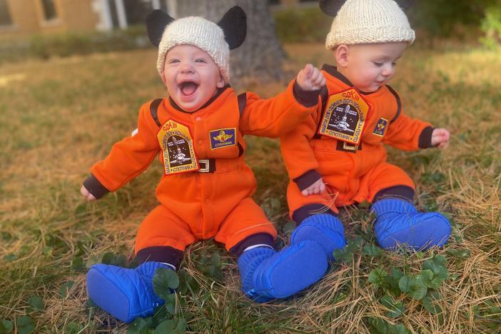The twins (Lenny on the left, Moishe on the right) are enjoying life in Chicago now.