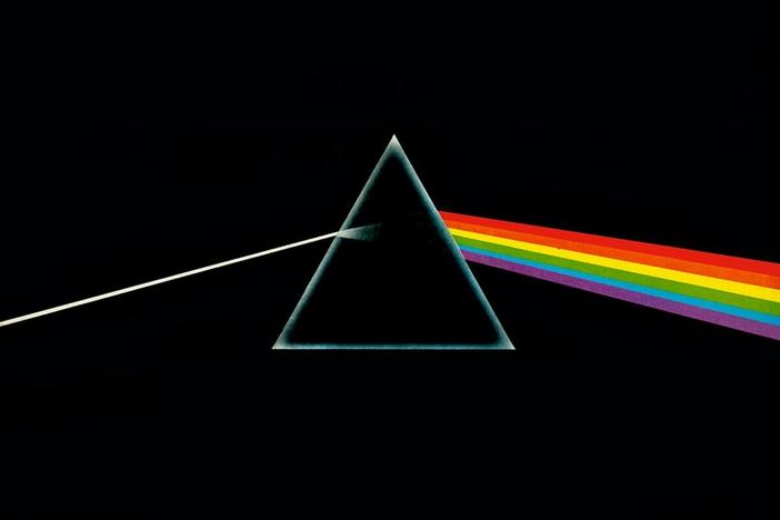 Cover art for Pink Floyd's 1973 smash-hit album <em>Dark Side of the Moon</em><em></em>, which turns 50 years old today.