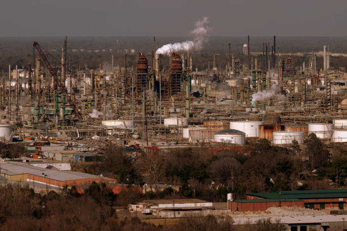 The ExxonMobil Baton Rouge complex, pictured in 2016, was the site where five nooses were found, the EEOC alleges.