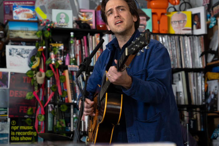 Andrew Combs performs a Tiny Desk concert.