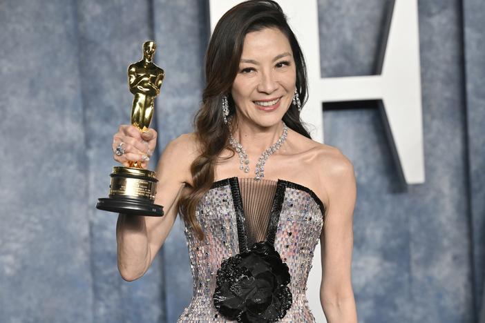 Michelle Yeoh, who won the Academy Award for Best Actress on Sunday, delivered a rallying cry for Hollywood's older actresses during her acceptance speech.