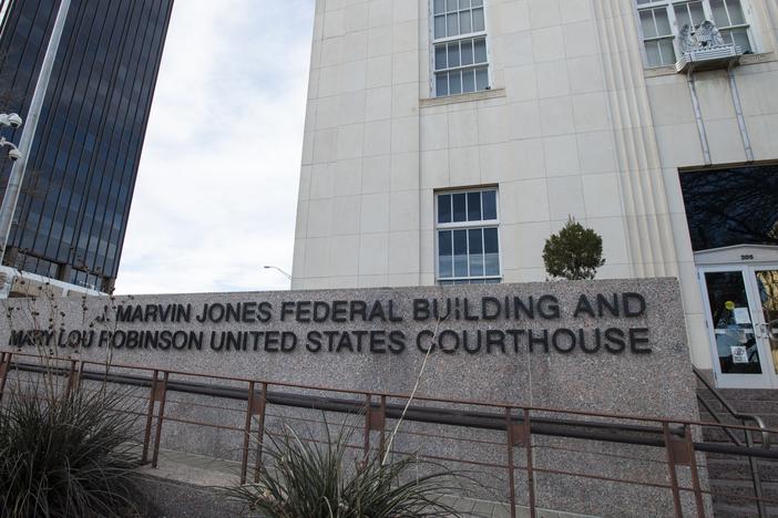 The J. Marvin Jones Federal Building and Mary Lou Robinson United States Courthouse in Amarillo, Texas, where U.S. District Judge Matthew Kacsmaryk will decide on a lawsuit over the abortion drug mifepristone.