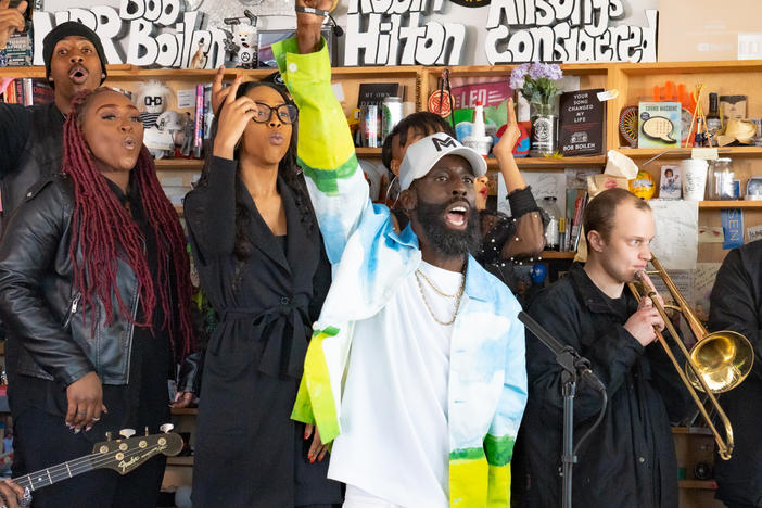 Tye Tribbett performs a Tiny Desk concert in Washington, D.C.