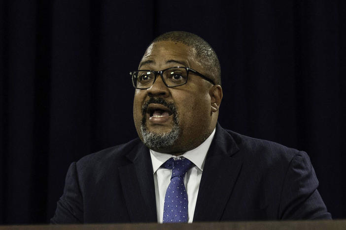 Alvin Bragg's office is examining whether Donald Trump and his company broke state laws in paying hush money to an adult film star.