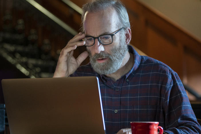 Bob Odenkirk as Hank on AMC's Lucky Hank.