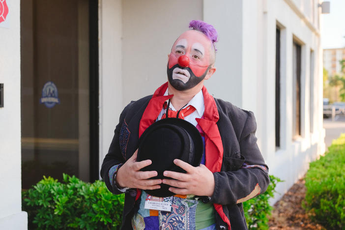 Charles Lauder at the World Clown Association, Orlando, Florida.