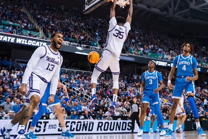 The Sweet 16 includes Desi Sills (#13) and the Kansas State Wildcats, in an NCAA men's tournament that lacks any of the four top "blue blood" programs, such as Kentucky.