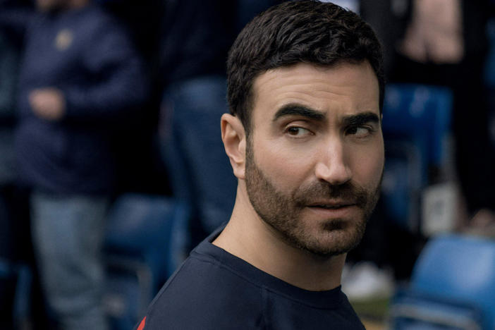 Brett Goldstein plays a gruff, yet lovable retired footballer-turned-assistant coach in <em>Ted Lasso.</em>