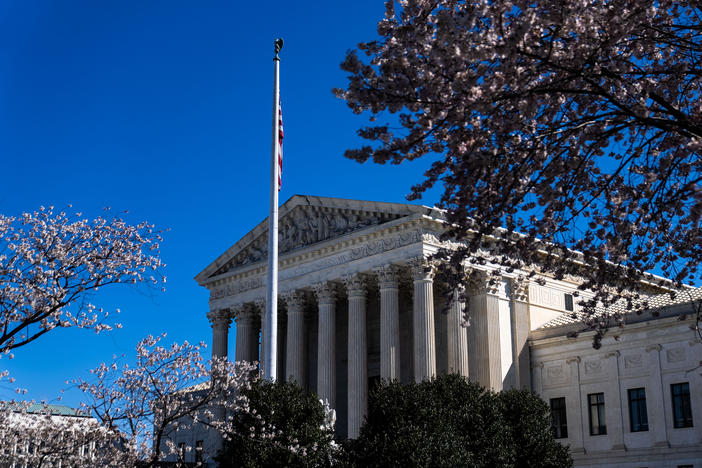 The issue before the Supreme Court on Monday: whether a federal law that prohibits inducing unlawful immigration for financial gain violates the First Amendment.