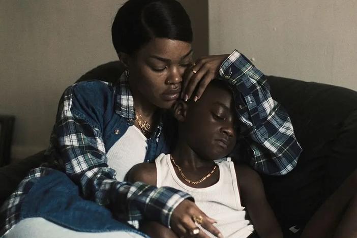 Teyana Taylor and Aaron Kingsley Adetola play a mother and son in <em>A Thousand and One. </em>