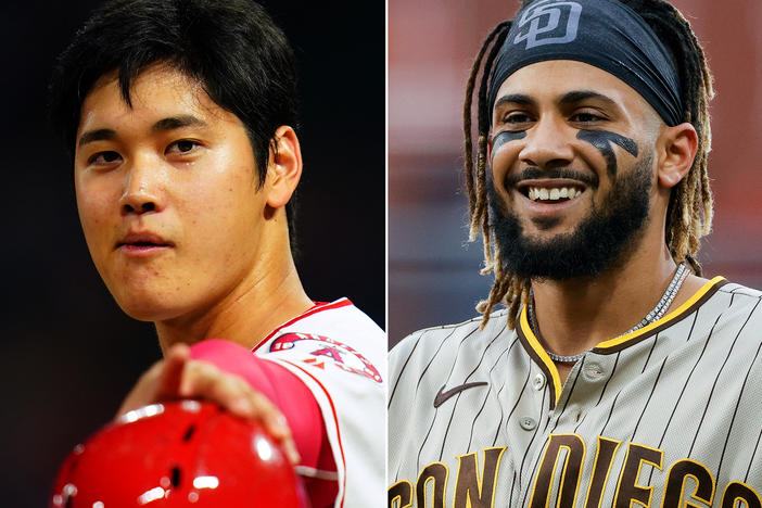 The spotlight will be on three of baseball's biggest stars — Aaron Judge of the Yankees, Shohei Ohtani of the Angels and Fernando Tatís Jr. of the Padres — as the 2023 MLB season unfolds.