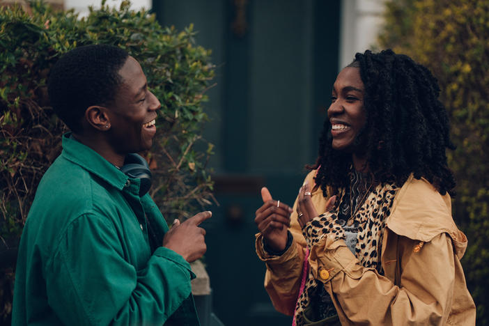 Dom (David Jonsson) and Yas (Vivian Oparah) in <em>Rye Lane</em>.