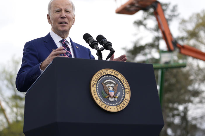President Joe Biden on Thursday called on banking regulators to take more steps to reduce the risk of mid-sized bank failures.