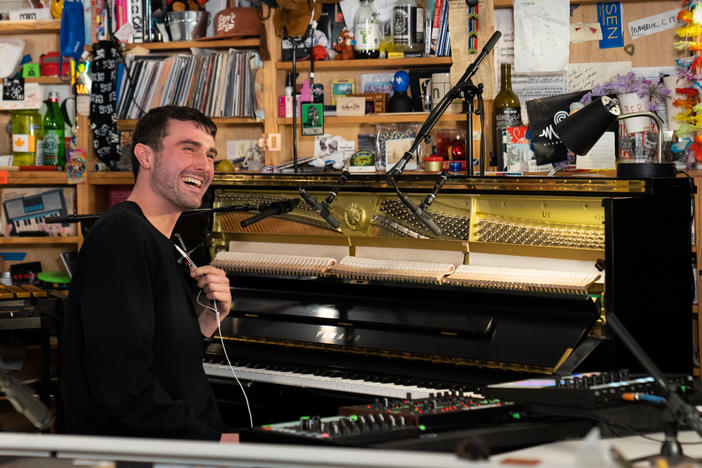 Fred again.. performs a Tiny Desk concert.