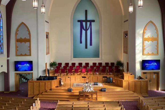 Woodmont Baptist Church is located a few miles from the Covenant School in Nasvhille, Tenn.