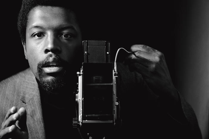 Kwame Brathwaite, Self-portrait, African Jazz-Art Society & Studios (AJASS), Harlem, ca. 1964; from Kwame Brathwaite: Black Is Beautiful (Aperture, 2019)