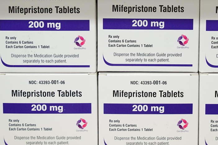 Mifepristone is one of two pills used in medication abortions and is used in the vast majority of such abortions in the United State.