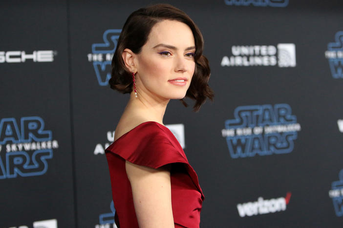 Daisy Ridley arrives for the world premiere of <em>Star Wars: The Rise of Skywalker</em>, on Dec. 16, 2019, in Hollywood, Calif.