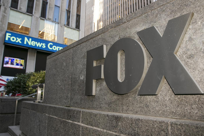 The Fox News studios and headquarters in New York on March 21.