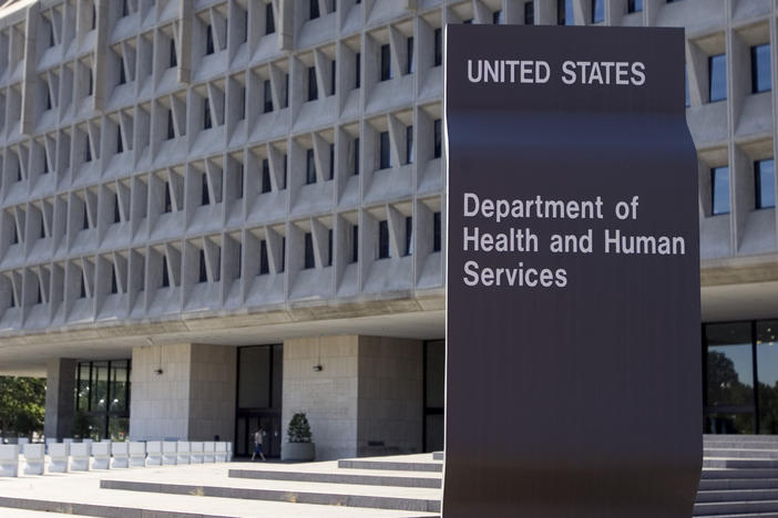 The U.S. Department of Health and Human Services building is shown in Washington, D.C. A proposed rule will expand government-funded health care access to DACA recipients.