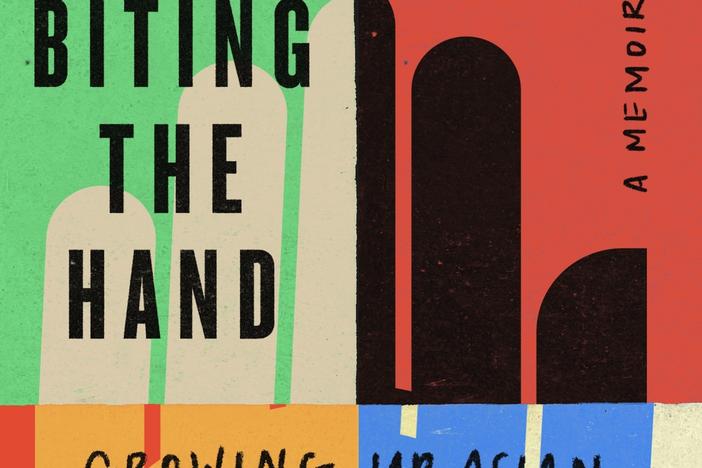 Julia Lee's book cover for <em>Biting the Hand: Growing up Asian in Black and White America.</em>
