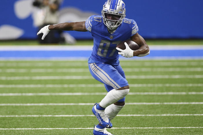 Detroit Lions wide receiver Quintez Cephus is one of five NFL players suspended for violating the league's gambling policy.