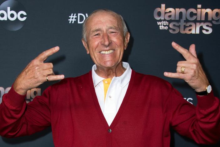 Len Goodman attends a "Dancing with the Stars" event in November 2019 in Los Angeles. He died on Saturday, less than a year after retiring from the show.