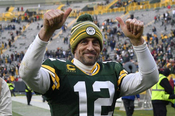 NFL quarterback Aaron Rodgers is leaving the Green Bay Packers after 18 seasons. He'll be playing with the New York Jets in 2023.