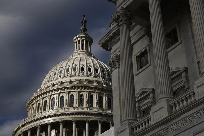 The U.S. Capitol is seen during an event celebrating 100 days of House Republican rule last week in Washington, D.C.