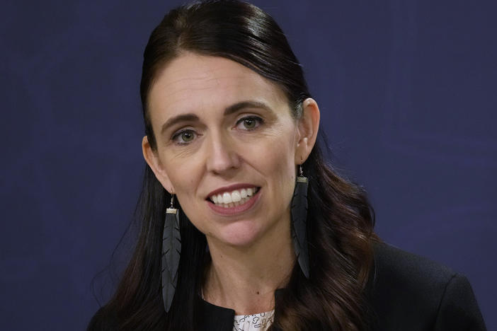 Jacinda Ardern, pictured last summer, resigned as New Zealand's prime minister and left Parliament earlier this year. "I am incredibly humbled to be joining Harvard University as a fellow," she says.