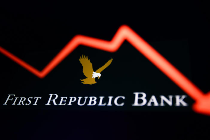 Shares of First Republic Bank plunged again today, as investors react to financial disclosures from the bank.