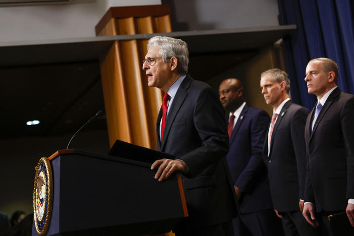 Attorney General Merrick Garland announced Tuesday that the department's investigative operation targeting fentanyl and opioid traffickers on the dark web resulted in a record number of arrests and seizures.