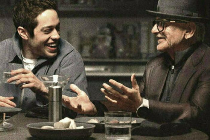 Joe Pesci, right, plays Davidson's no-nonsense Italian grandfather in <em>Bupkis.</em>