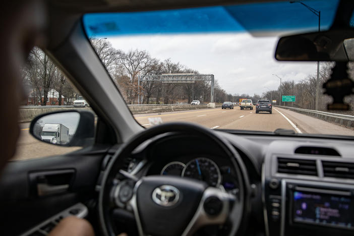 Vehicles travel on Interstate 240 after the morning rush hour on a weekday in Memphis, Tenn. Highways are the fastest — and in some cases, the only — way to get from one place to another in the sprawling city.