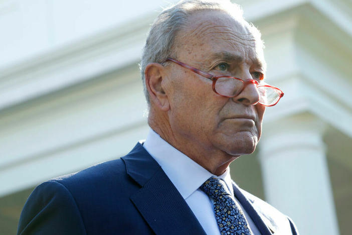 Senate Majority Leader Chuck Schumer, D-N.Y., is embarking on an effort to draft legislation that would put guardrails around rapidly evolving artificial intelligence.